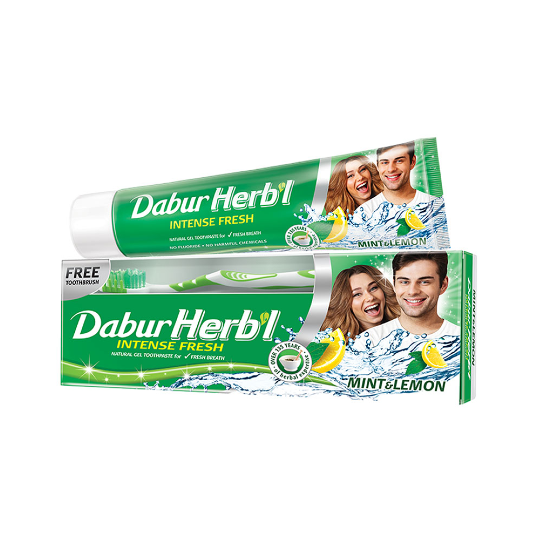 DABUR FRESH GEL T/PASTE 50G+25G